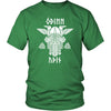 Odin Runes Valknut Cotton T-ShirtT-shirtDistrict Unisex ShirtKelly GreenS