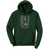 Odin Viking Norse Mythology Pagan Nordic HoodieApparelDark GreenS