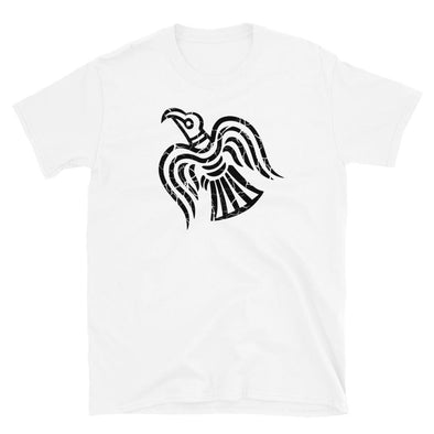 Odins Norse Black Raven T-ShirtWhiteS