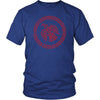 Odins Norse Red Raven Viking Knotwork T-ShirtT-shirtDistrict Unisex ShirtRoyal BlueS