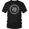 Odins Raven Norse Viking Knotwork T-ShirtT-shirtDistrict Unisex ShirtBlackS