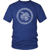 Odins Raven Norse Viking Knotwork T-ShirtT-shirtDistrict Unisex ShirtRoyal BlueS