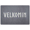 Old Norse Velkomin Welcome DoormatDoormatGrey