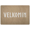 Old Norse Velkomin Welcome DoormatDoormatLight Brown