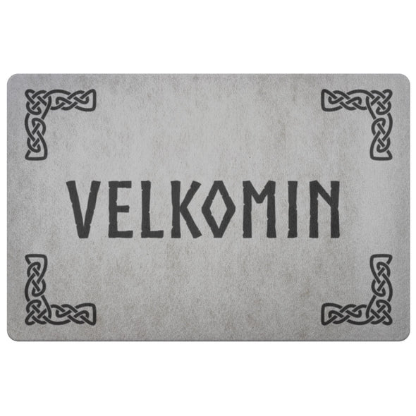 Old Norse Welcome Knotwork DoormatDoormatLight Grey