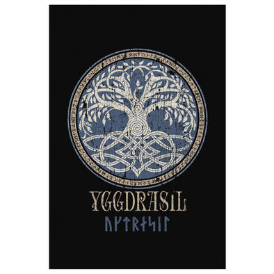 Pagan Norse Yggdrasil Canvas ArtCanvas Wall Art 28 x 12