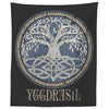 Pagan Tree of Life Yggdrasil Tapestry DistressedTapestries60" x 50"