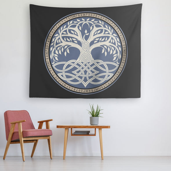 Pagan Tree of Life Yggdrasil Wall TapestryTapestries