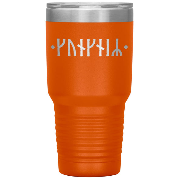 Personalized Name Norse Viking Age Runes Tumbler 30 ozTumblersOrange