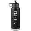 Personalized Name Runes Water Bottle TumblerTumblersBlack