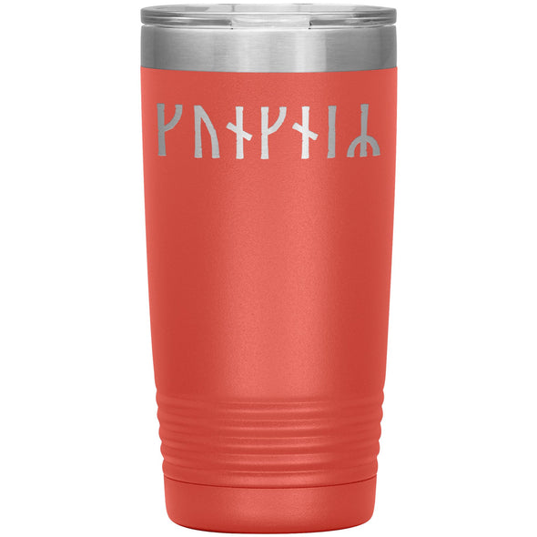 Personalized Name Viking Age Futhark Runes Tumbler 20 ozTumblersCoral