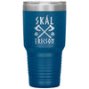 Personalized Norse Skál Viking Axe Tumbler 30ozTumblersBlue