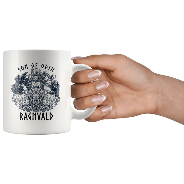 Personalized Son of Odin White MugDrinkware