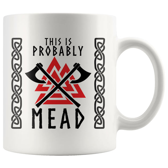 Probably Mead Valknut Ceramic MugDrinkware11oz Mug