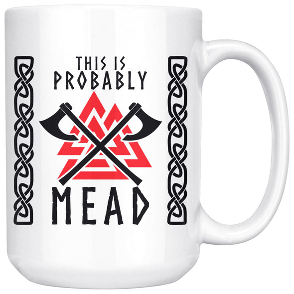 Probably Mead Valknut Ceramic MugDrinkware15oz Mug