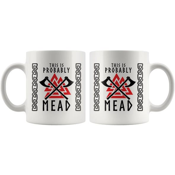 Probably Mead Valknut Ceramic MugDrinkware