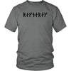 Ragnarok Black Runes Cotton T-ShirtT-shirtDistrict Unisex ShirtGreyS