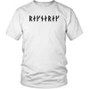 Ragnarok Black Runes Cotton T-ShirtT-shirtDistrict Unisex ShirtWhiteS