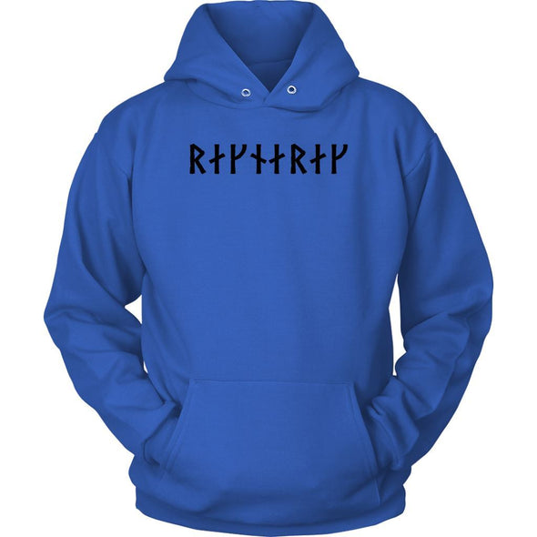 Ragnarok Black Runes HoodieT-shirtUnisex HoodieRoyal BlueS