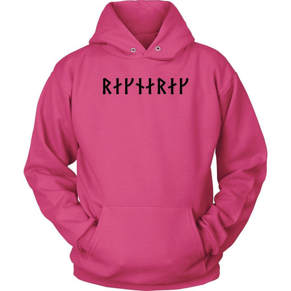 Ragnarok Black Runes HoodieT-shirtUnisex HoodieSangriaS