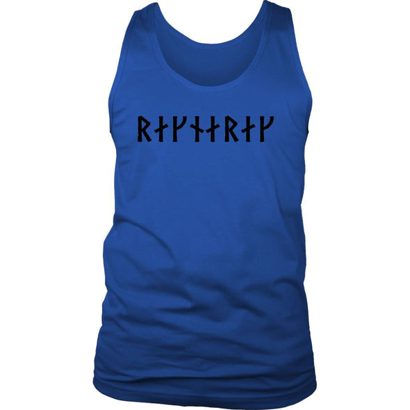 Ragnarok Black Runes Mens TankT-shirtDistrict Mens TankRoyal BlueS