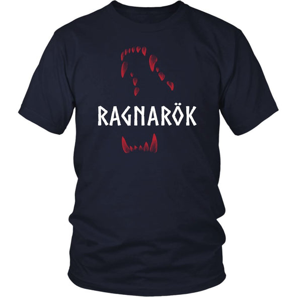 Ragnarök Jaws of Fenrir Cotton T-ShirtT-shirtDistrict Unisex ShirtNavyS