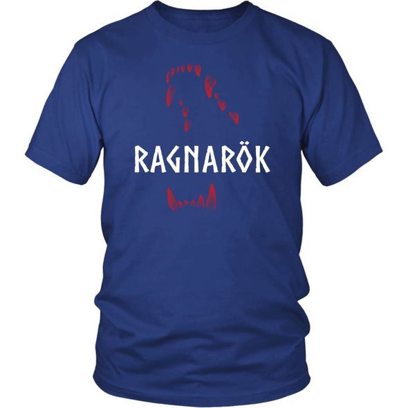 Ragnarök Jaws of Fenrir Cotton T-ShirtT-shirtDistrict Unisex ShirtRoyal BlueS