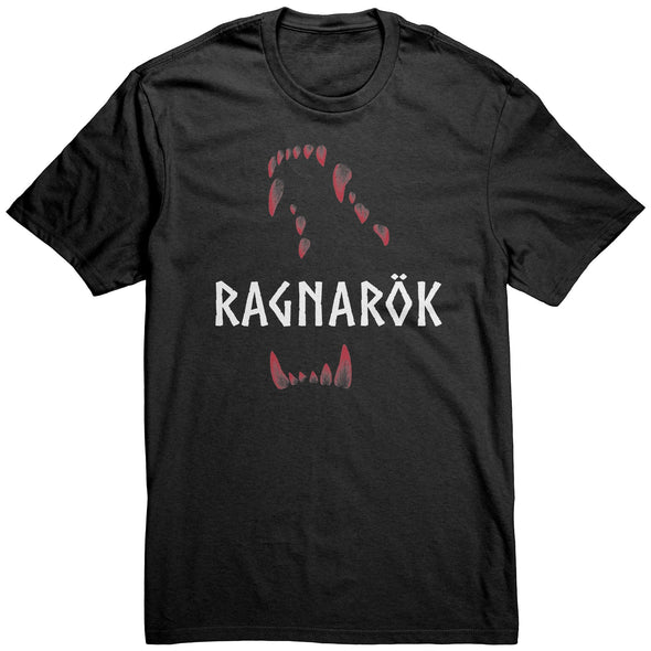 RAGNARÖK JAWS OF FENRIR COTTON T-SHIRT -updatedApparelBlackS