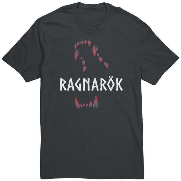 RAGNARÖK JAWS OF FENRIR COTTON T-SHIRT -updatedApparelCharcoalS