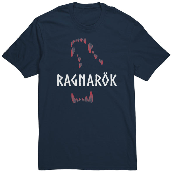 RAGNARÖK JAWS OF FENRIR COTTON T-SHIRT -updatedApparelNavyS