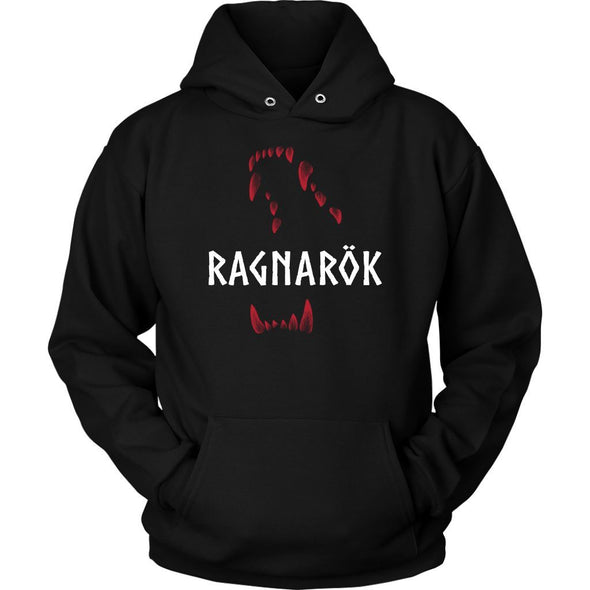 Ragnarök Jaws of Fenrir HoodieT-shirtUnisex HoodieBlackS
