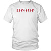 Ragnarok Red Runes Cotton T-ShirtT-shirtDistrict Unisex ShirtWhiteS