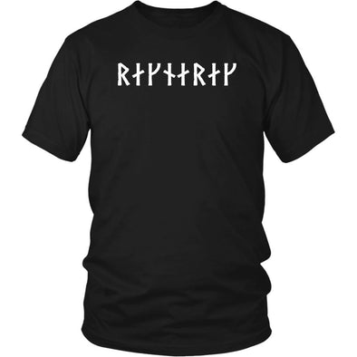 Ragnarok Runes Cotton T-ShirtT-shirtDistrict Unisex ShirtBlackS