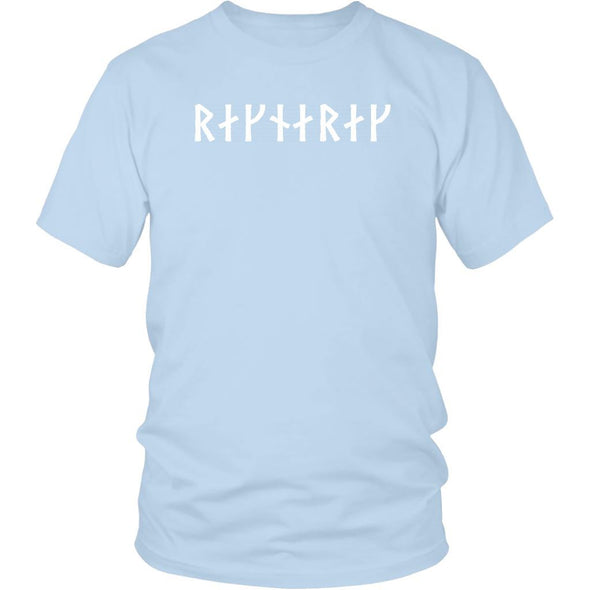 Ragnarok Runes Cotton T-ShirtT-shirtDistrict Unisex ShirtIce BlueS