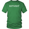 Ragnarok Runes Cotton T-ShirtT-shirtDistrict Unisex ShirtKelly GreenS