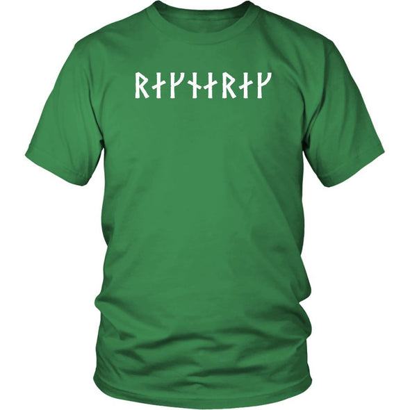 Ragnarok Runes Cotton T-ShirtT-shirtDistrict Unisex ShirtKelly GreenS