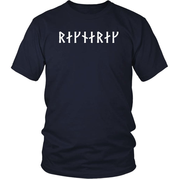 Ragnarok Runes Cotton T-ShirtT-shirtDistrict Unisex ShirtNavyS