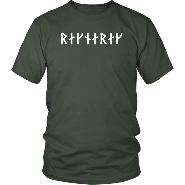 Ragnarok Runes Cotton T-ShirtT-shirtDistrict Unisex ShirtOliveS