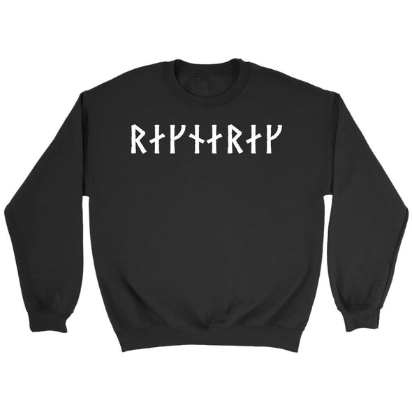 Ragnarok Runes Crewneck SweatshirtT-shirtCrewneck SweatshirtBlackS