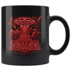 Raven Mjölnir Thors Hammer 11oz MugDrinkwareRed