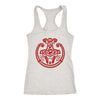 Red Mjolnir Viking Torc Racerback TankT-shirtNext Level Racerback TankHeather GreyXS