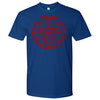 Red Mjolnir Viking Torc T-Shirt DistressedT-shirtNext Level Mens ShirtRoyal BlueS