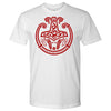 Red Mjolnir Viking Torc T-ShirtT-shirtNext Level Mens ShirtWhiteS