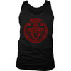 Red Mjolnir Viking Torc Tank Top DistressedT-shirtDistrict Mens TankBlackS