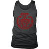 Red Mjolnir Viking Torc Tank Top DistressedT-shirtDistrict Mens TankCharcoalS