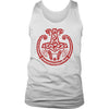 Red Mjolnir Viking Torc Tank Top DistressedT-shirtDistrict Mens TankWhiteS