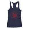 Red Odins Raven Runes Racerback Tank TopT-shirtNext Level Racerback TankNavyXS