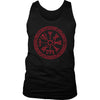 Red Vegvisir Viking Knotwork Mens Tank TopT-shirtDistrict Mens TankBlackS