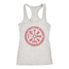 Red Vegvisir Viking Knotwork Racerback Tank TopT-shirtNext Level Racerback TankHeather GreyXS