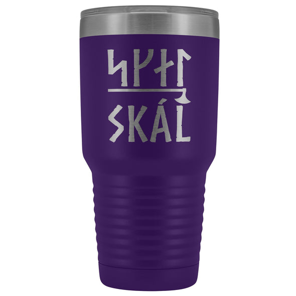 Runes Skál Etched Tumbler 30ozTumblersPurple